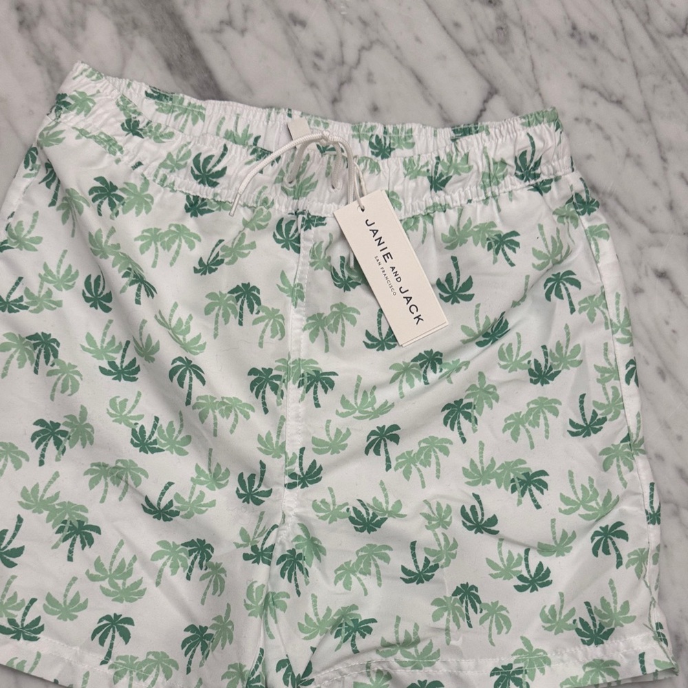 N W T Janie and Jack swim lined trunks size 10